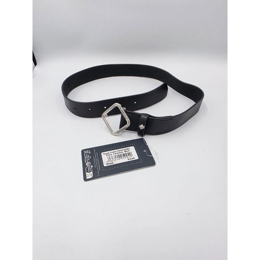 Le Mieux Cleo Leather Belt Black Small Equestrian Preppy Size Small